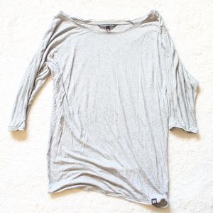 Victoria's Secret Relaxed Fit Soft Grey Top